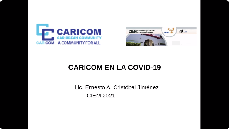 CIEM Caricom en la COVID 19