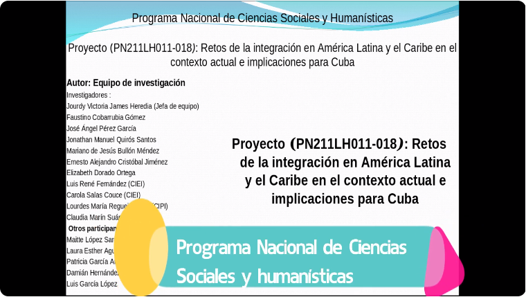 CIEM Programa Nacional de Ciencias Sociales