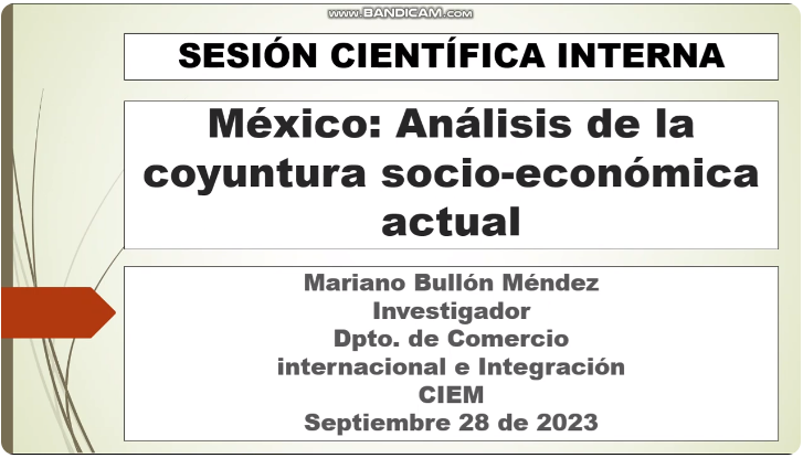 CIEM Sesión Científica Interna México